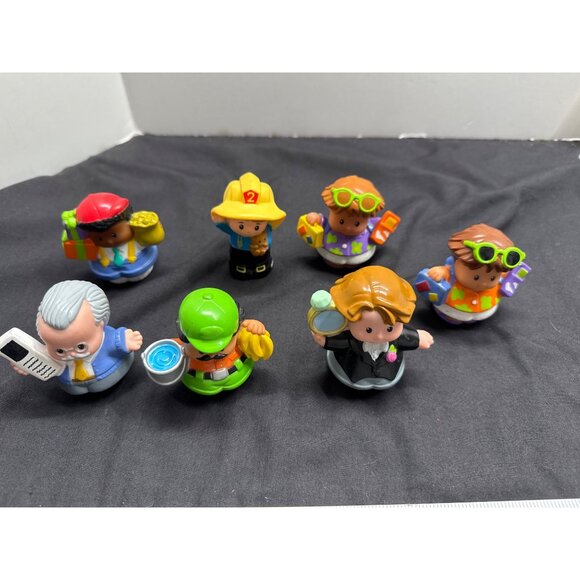 Mattel Little People Set Of 7 Figures Mixed Themes 2008-2010 Collectible Toys - Picture 1 of 12